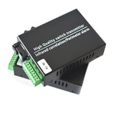 4 channel Contact closure over Fiber optic converters a set- SC Singlemode Fiber up to 20Km, Multimode 500M for Door Open and Door Close,Entry Access Control,Alarm System and More